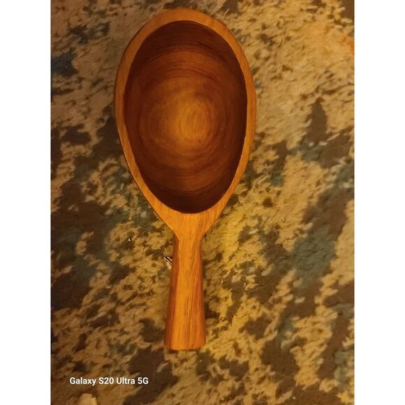 Teak Wood Scoop Made in Thailand - Picture 2 of 6